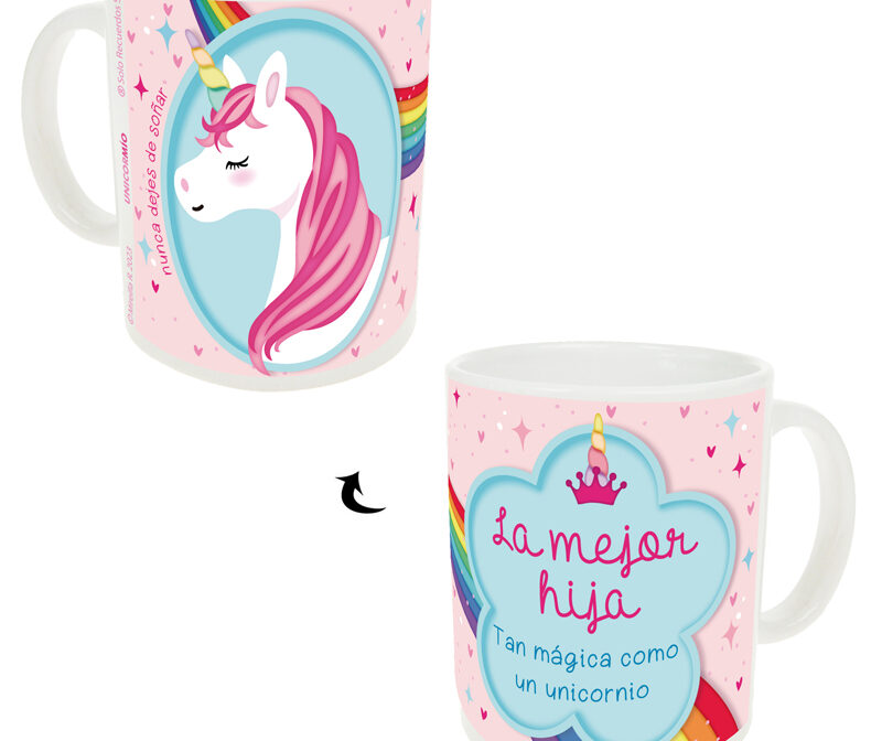U002-Taza Unicormío "Mejor hija"