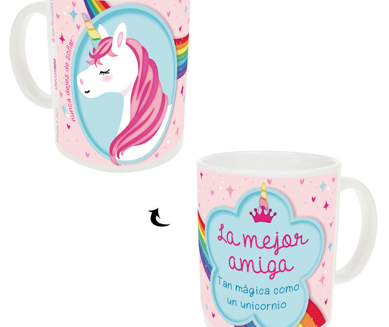 U006-Taza Unicormío "Mejor amiga"