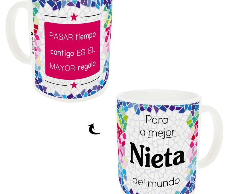 N007-Taza Trencadís "Mejor Nieta"
