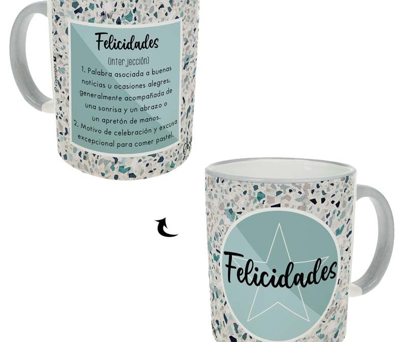 G-Z145-Taza Oh! Terra "Felicidades"