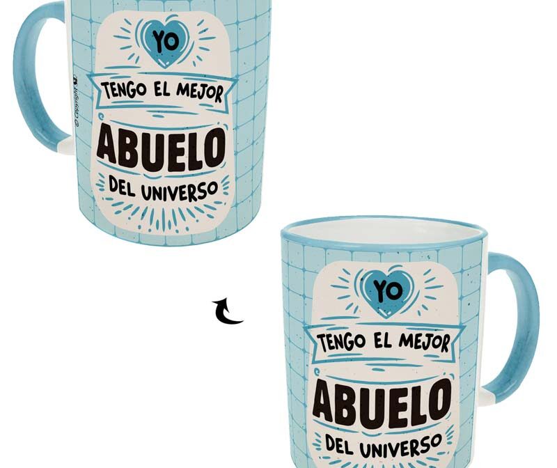 A-R022-Taza Pensando "El mejor abuelo del universo"
