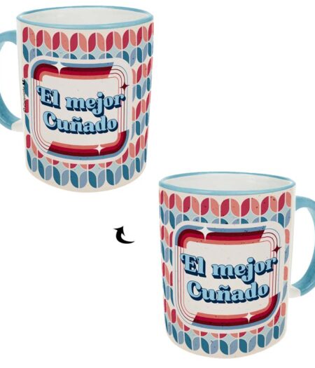 A-R035-Taza Pensando "El mejor cuñado"