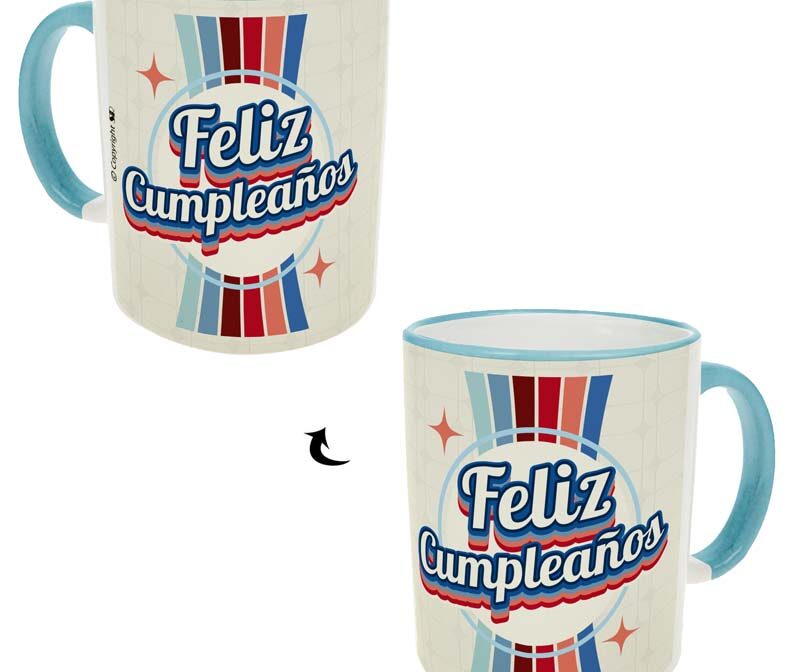 A-R059-Taza Pensando "Feliz cumpleaños"