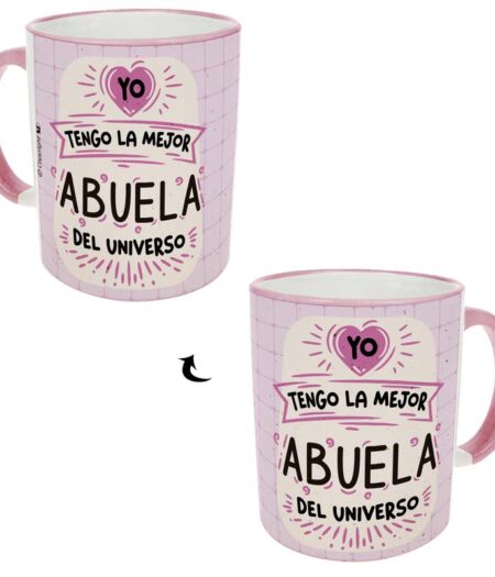 P-R019-Taza Pensando "La mejor abuela del universo"