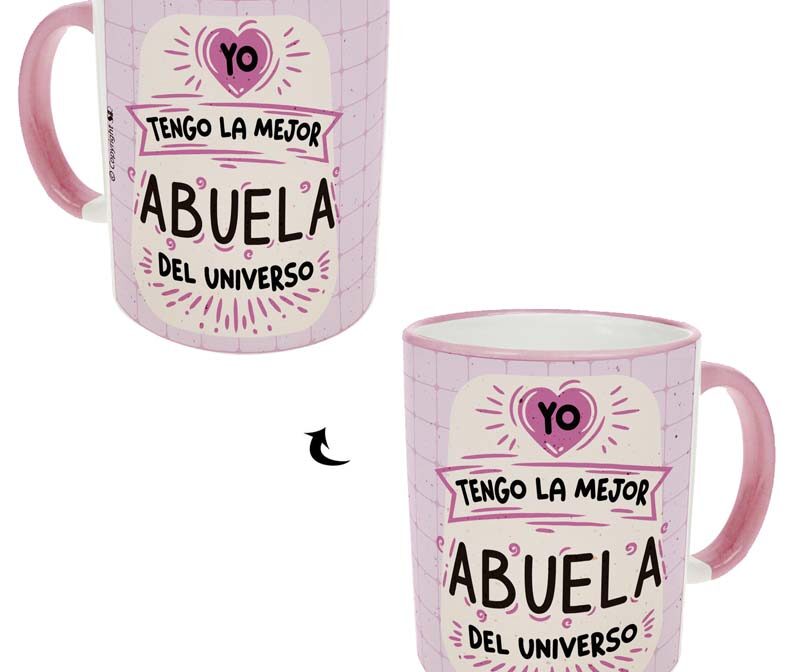 P-R019-Taza Pensando "La mejor abuela del universo"