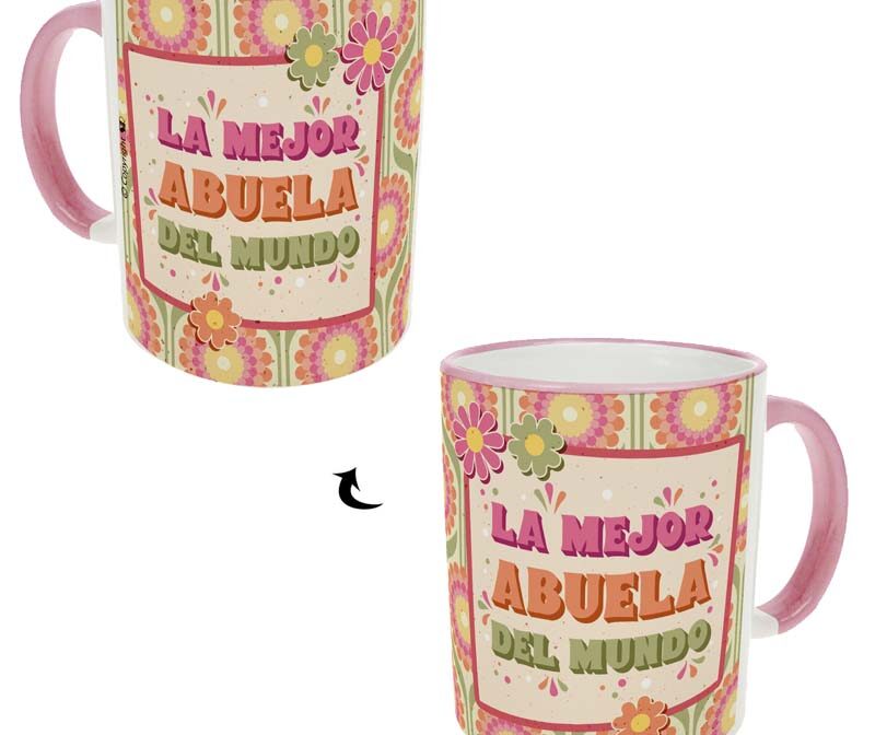 P-R020-Taza Pensando "La mejor abuela del mundo"
