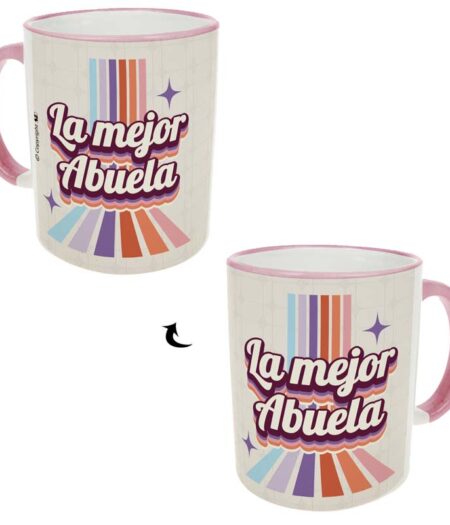 P-R021-Taza Pensando "La mejor abuela"