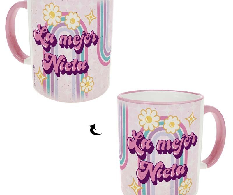 P-R027-Taza Pensando "La mejor nieta"