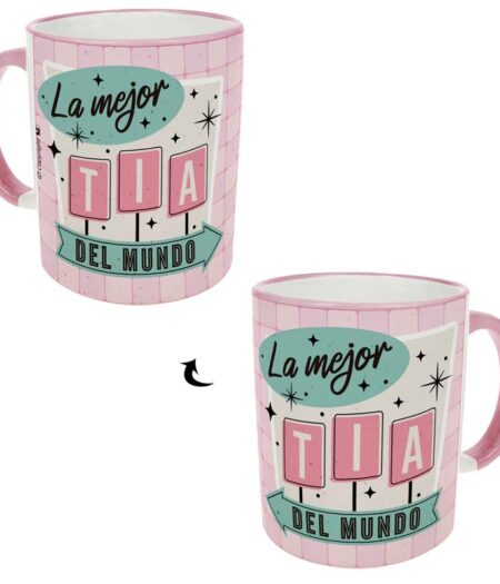 P-R031-Taza Pensando "La mejor tía del mundo"
