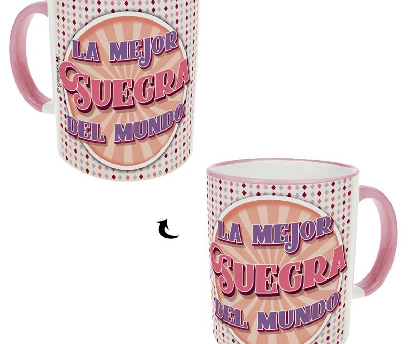 P-R033-Taza Pensando "La mejor suegra del mundo"